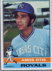 1976 Topps Baseball Cards      510     Amos Otis